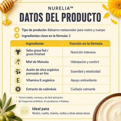 Nurelia™ Bálsamo Restaurador de la Piel